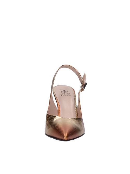Décolleté slingback in pelle FABI | FD7976A FLASHORO-ARANCIO
